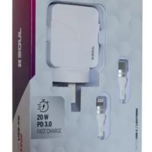 CARGADOR SOUL USB-PD FAST CHARGE TYPO C A TYPO C