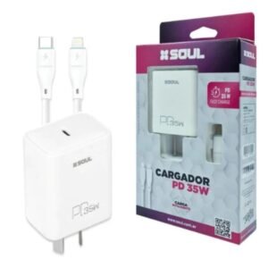 CARGADOR SOUL PD 35W TYPO C A IPH