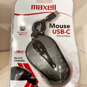 MOUSE MAXELL USB-C RETRACTABLE
