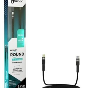 CABLE FOXBOX ROUND ULTRA TYPO C A TYPO C 100W
