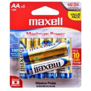PILA MAXELL AA PACK 4+2