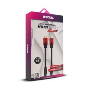 CABLE HDMI SOUL 3M REFORZADO
