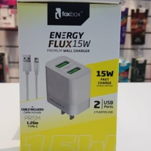 CARGADOR FOXBOX FLUX 15W TYPO C