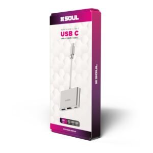 ADAPTADOR TYPO C 3 EN 1 SOUL