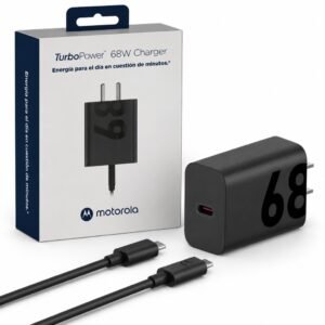 CARGADOR MOTOROLA 68W TYPO C A TYPO C ORIGINAL