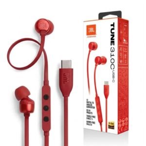 AURICULAR JBL TUNE 310C WIRED INEAR ROJO