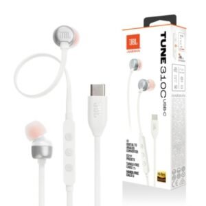 AURICULAR JBL TUNE 310C WIRED INEAR BLANCO
